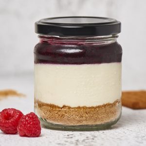 Cremoso de queso de frutos rojos